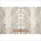 Beaded Lace - Ivory and Silver Floral