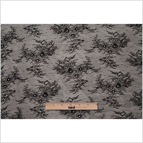 Chantilly Lace - Black Floral