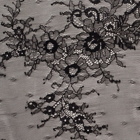 Chantilly Lace - Black Floral