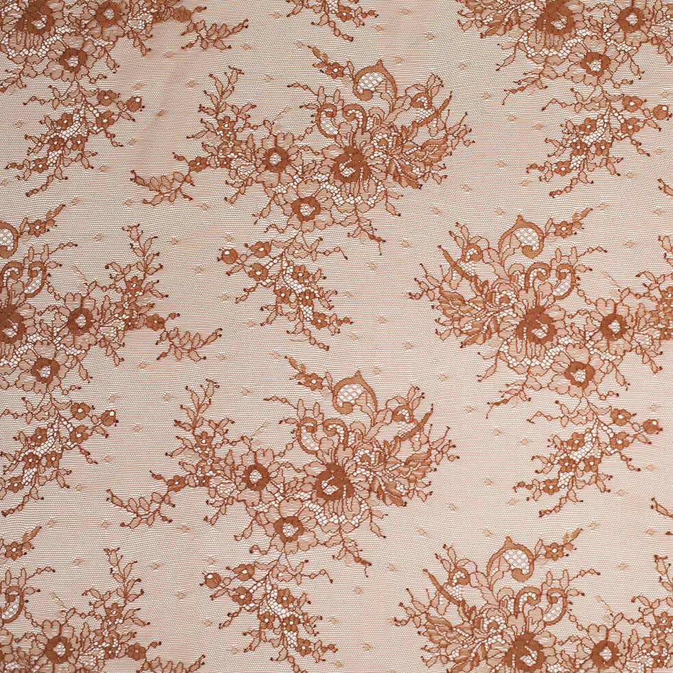 Chantilly Lace - Mocha Floral