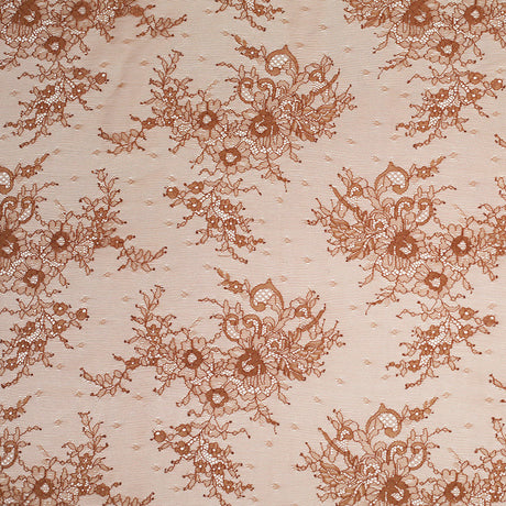 Chantilly Lace - Mocha Floral