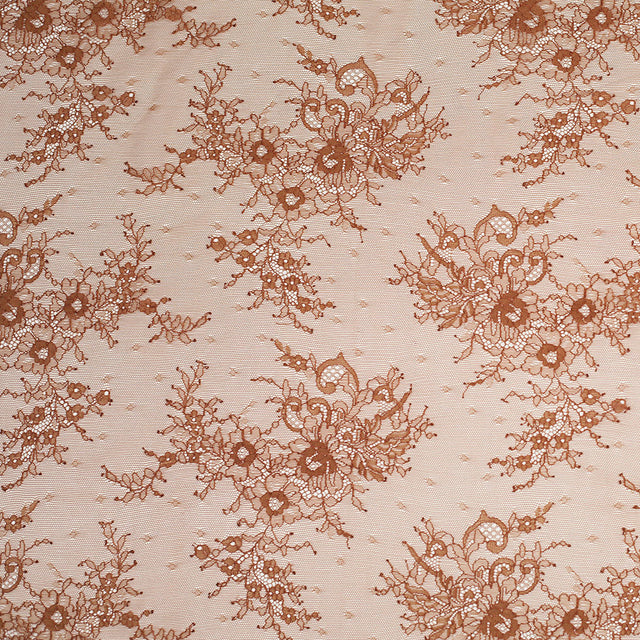 Chantilly Lace - Mocha Floral