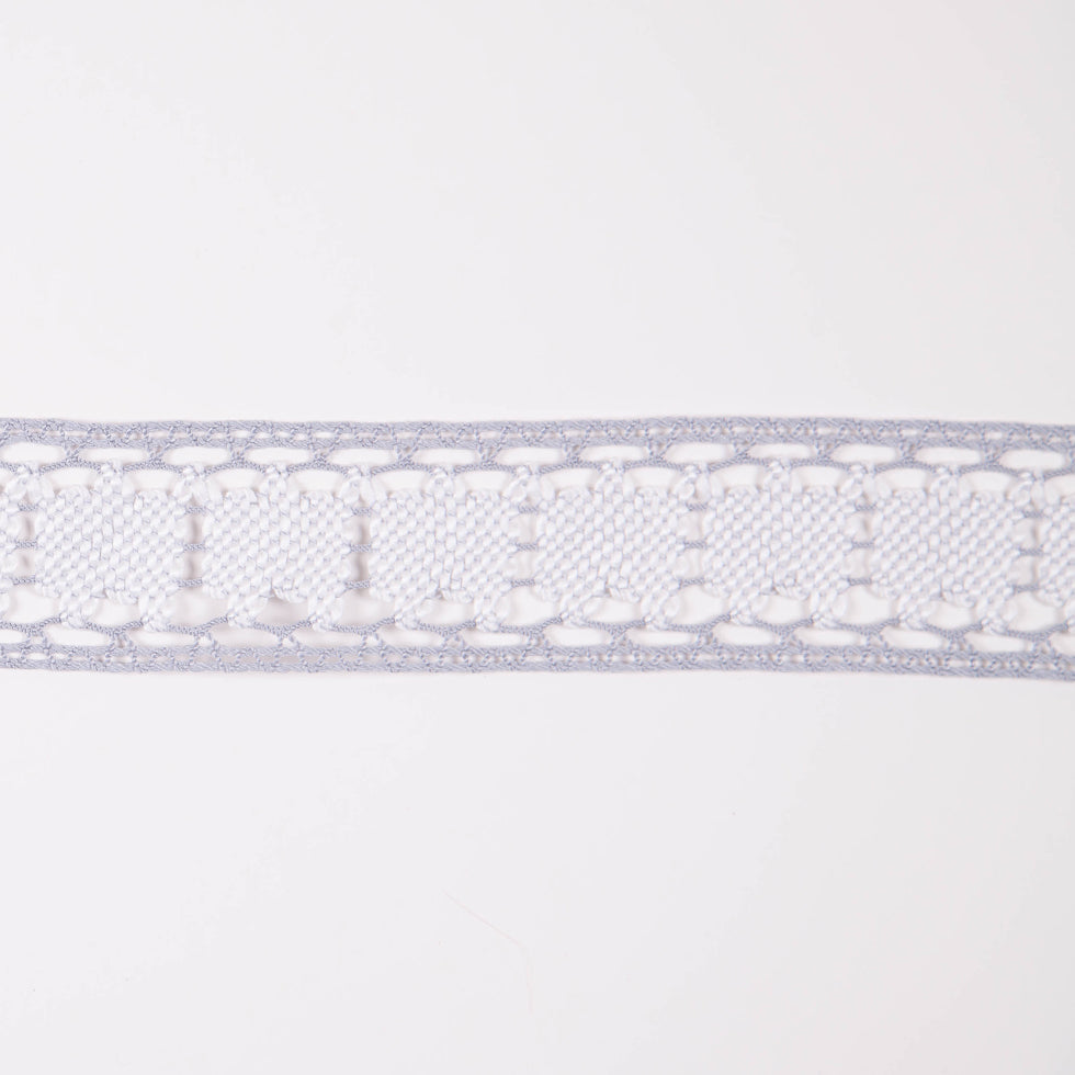 1.125" Cream Floral Lace
