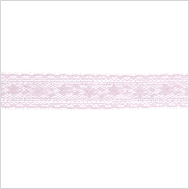 1" Lilac Sheer Lace Trim
