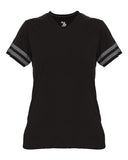 Camiseta fan de mezcla triple para mujer