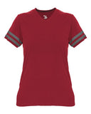 Camiseta fan de mezcla triple para mujer