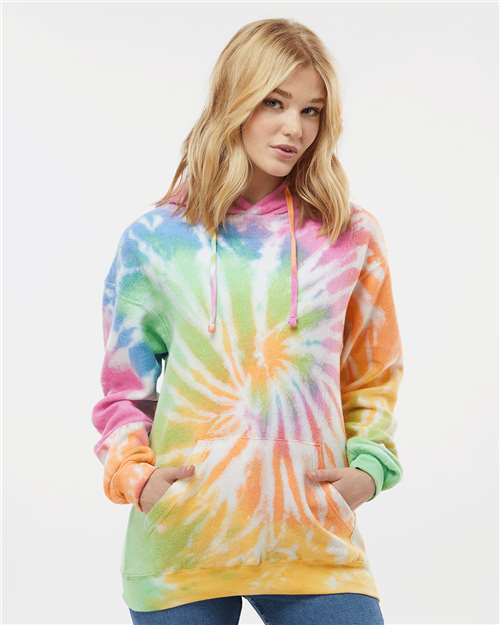 Tie-Dyed Cloud Fleece Hooded Sweatshirt