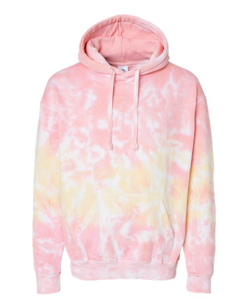 Tie-Dyed Hooded Sweatshirt