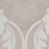 Champagne Floral Damask-Pattern Satin Jacquard