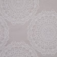 Silver Taupe "Doilies" Satin Jacquard