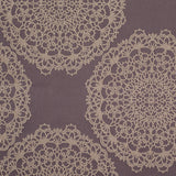 Chocolate and Gold "Doilies" Satin Jacquard