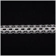 3/4" Ivory Solid Fine Lace