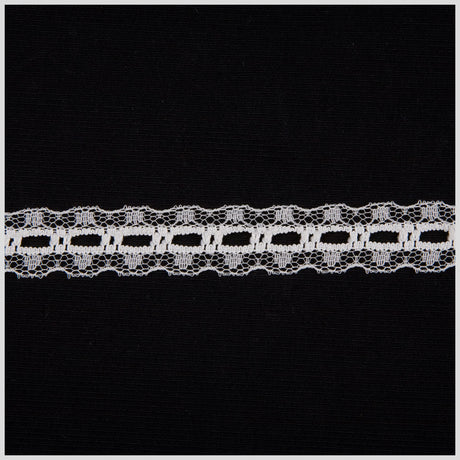 3/4" Ivory Solid Fine Lace
