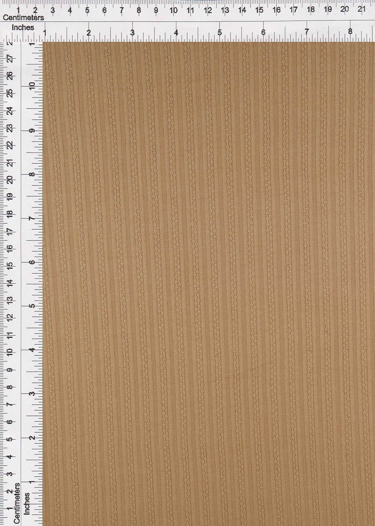 Rayon Rib Ribbed Stretch Knit Taupe