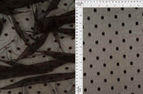 Polka Dot Mesh Stretch Fabric