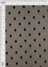 Polka Dot Mesh Stretch Fabric