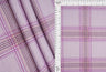 1 Yard Soft Plaid Jacquard Double Knit Fabric Stretch Material 58/60 Inches Wide