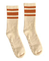 USA-Made Striped Crew Socks