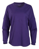 Boxercraft Women's Pom Pom Long Sleeve Jersey T-Shirt