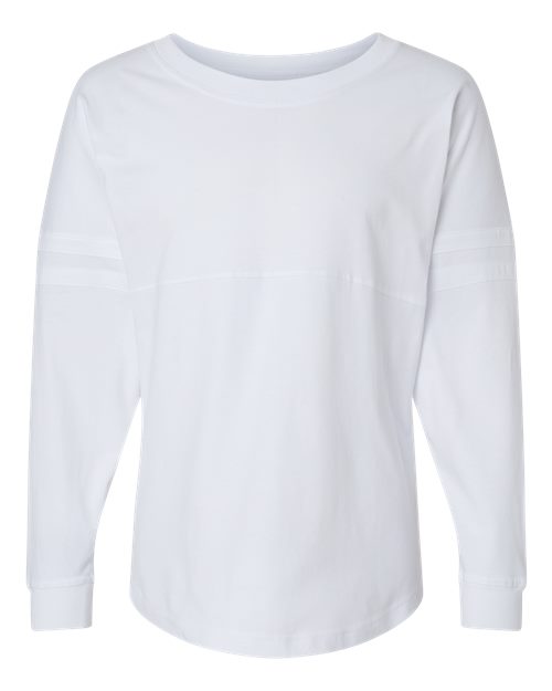 Boxercraft Women's Pom Pom Long Sleeve Jersey T-Shirt