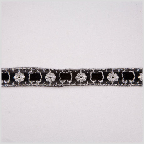 7/8" Black Gimp Braid