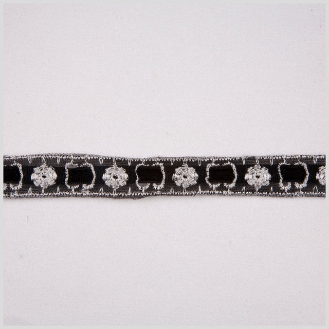 7/8" Black Gimp Braid
