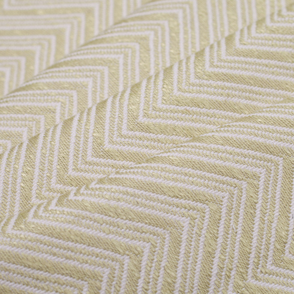 Cucumber Wide Herringbone Embroidered Cotton