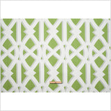 Kelly Green Geometric Heavyweight Cotton