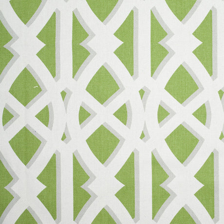 Kelly Green Geometric Heavyweight Cotton