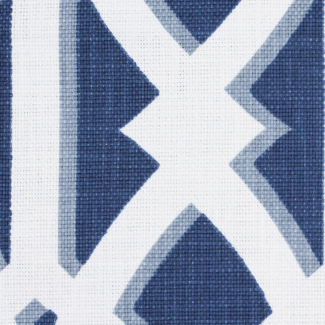 Navy Geometric Heavyweight Cotton