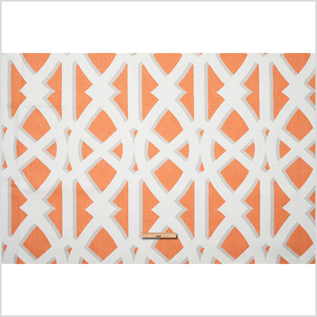 Mandarin Geometric Heavyweight Cotton