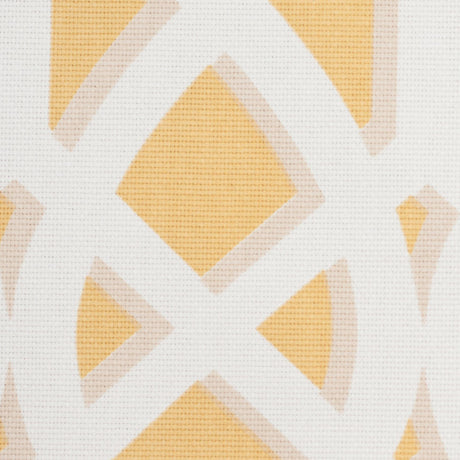 Egg Yolk Geometric Heavyweight Cotton