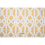 Egg Yolk Geometric Heavyweight Cotton