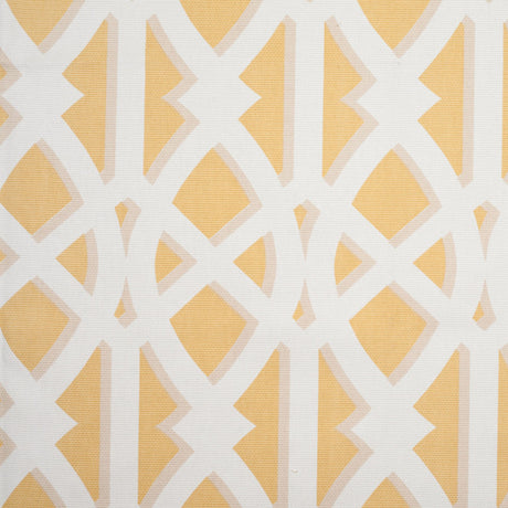 Egg Yolk Geometric Heavyweight Cotton