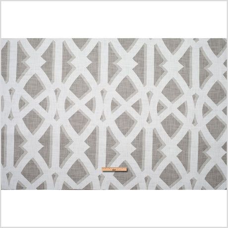 Mushroom Geometric Heavyweight Cotton