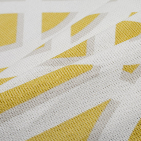 Lime Geometric Heavyweight Cotton