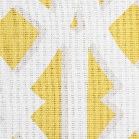 Lime Geometric Heavyweight Cotton