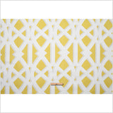 Lime Geometric Heavyweight Cotton