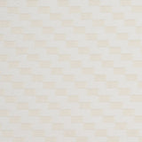 Ecru Rectangle Checkerboard Woven Cotton