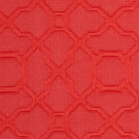 Candy Apple Raised Lattice Pattern Cotton Woven