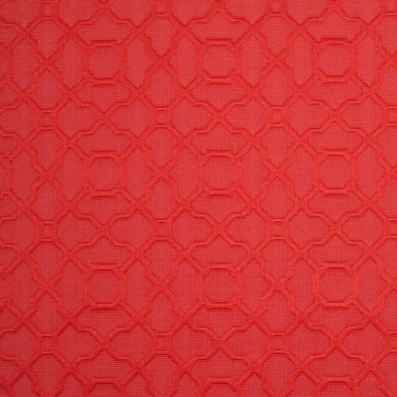 Candy Apple Raised Lattice Pattern Cotton Woven