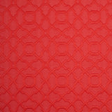 Candy Apple Raised Lattice Pattern Cotton Woven