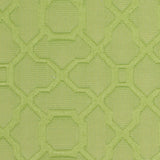 Lime Raised Lattice Pattern Cotton Woven