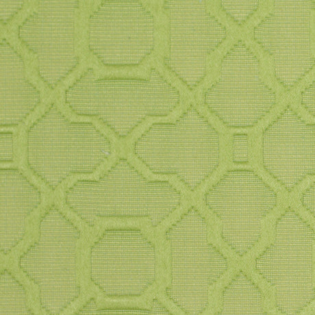 Lime Raised Lattice Pattern Cotton Woven