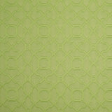 Lime Raised Lattice Pattern Cotton Woven