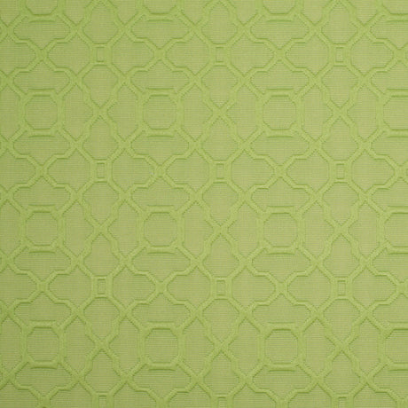 Lime Raised Lattice Pattern Cotton Woven