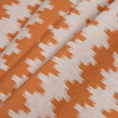 Ikat-Like Stripes Lightweight Cotton Woven