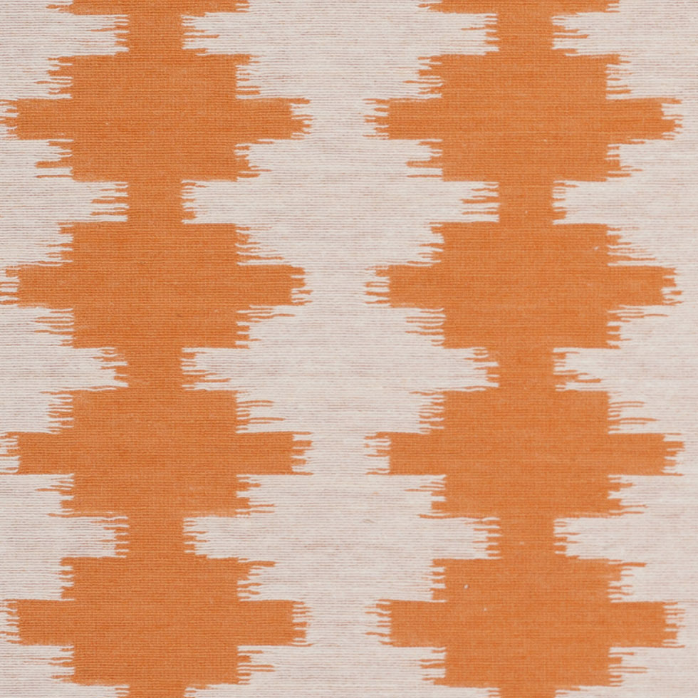 Ikat-Like Stripes Lightweight Cotton Woven