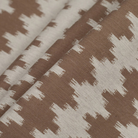 Ikat-Like Stripes Lightweight Cotton Woven
