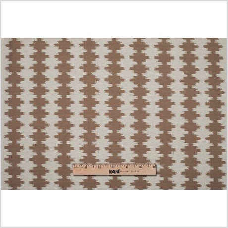 Ikat-Like Stripes Lightweight Cotton Woven